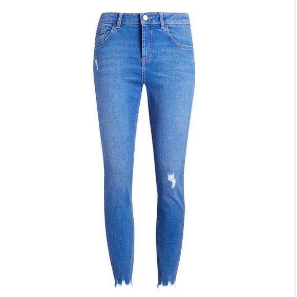 Primark Denim - Primark Skinny Jeans Destroyed Style Blue Denim 6